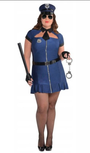 Strój Policyjny Policjantka Policjantki Granat - Xl
