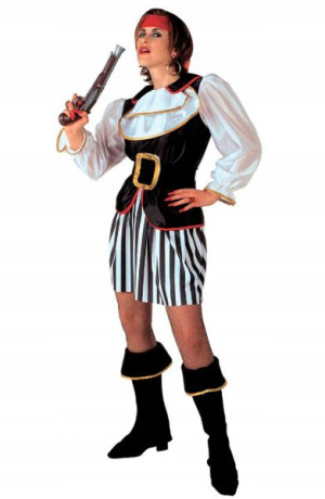 Strój Piratki Pani Pirat Piratka Rozbójnik - S