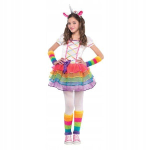 Strój Tęczowy Tęczowego Jednorożec Unicorn - 104