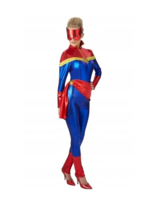 Strój Kapitan Captain Marvel Licencjonowany - M