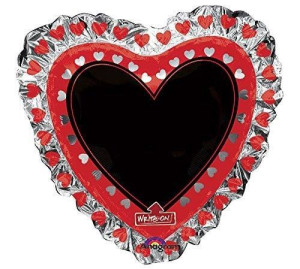 Balon Foliowy Serce + Pisak 71 X 71 Cm Walentynki