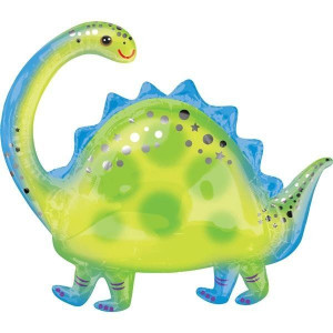Balon Foliowy 81 X 68 Cm Dino Dinozaur Zielony