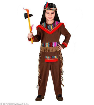 Strój Mały Indianin Apacz Brązowy - 104