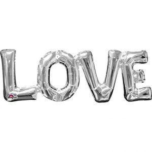 Balon Foliowy Love Ślub Wesele 63 X 22 Cm