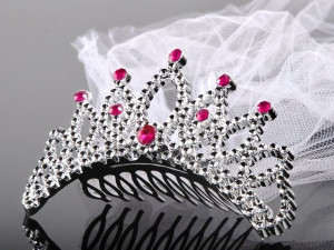 Tiara Z Welonem Wieczór Panieński Diadem Korona