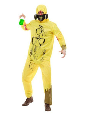 Strój Biohazard Kombinezon Czarnobyl Halloween - Xl