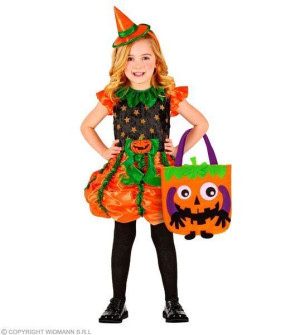 Torba Filcowa Pomarańczowa Dynia Halloween