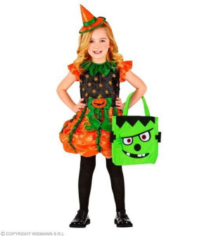 Torba Filcowa Zielona Frankenstein Halloween