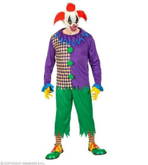 Strój Straszny Klaun Strasznego Klauna Joker - L