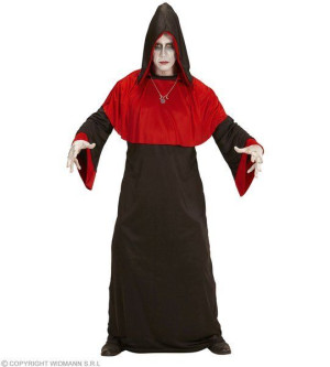 Strój Demon Demona Czarno-czerwony - M