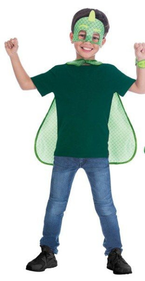 Strój Pj Masks Pidżamersi Gekko + Maska - 128