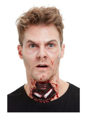 Rana Lateksowa Rozprute Gardło + Klej Halloween