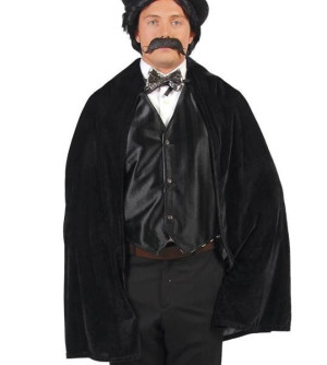 Peleryna Czarna Czarny 100 Cm Halloween