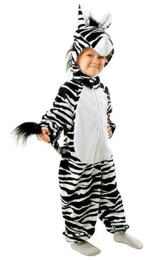 Strój Zebra Zebry Zwierzę Zwierzęta Zoo - 140