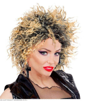 Peruka Gwiazda Gwiazdy Pop Lata 80 Lat 80 Krótka