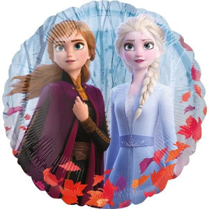 Balon Foliowy Okrągły Kraina Lodu 2 Anna Elsa Olaf