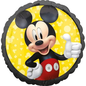 Balon Foliowy Okrągły Myszka Z Myszką Mickey 43 Cm