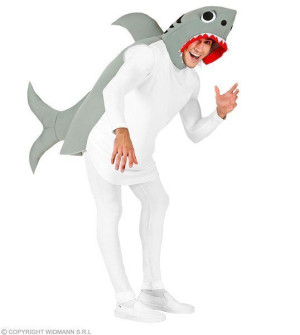 Strój Tunika Rekin Rekina Shark Głowa Płetwy - M/l