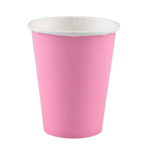 Kubeczki Papierowe Z Papieru Różowe Różowy 250 Ml