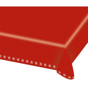 Obrus Plasitkowy Czerwony Bbq Grill 260x80 Cm