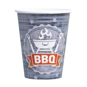 Kubeczki Papierowe Szare Grill Bbq 250 Ml