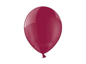 Balony Lateksowe 30cm Crystal Bordo 100szt Impreza