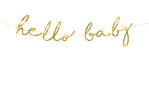 Baner Hello Baby Dekoracja Baby Shower