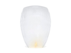 Lampion Szczęścia Latający Biały 37 X 53 X 95 Cm