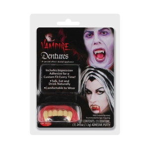 Sztuczne Zęby Wampira Wampir Kły Halloween