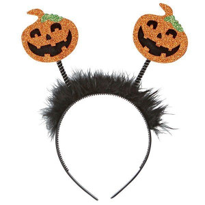 Opaska Brokatowe Dynie Dynia Opaski Halloween