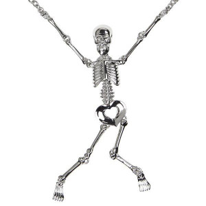 Naszyjnik Kościotrup Szkieletor Kości Halloween