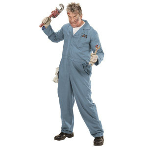 Strój Mechanik Hydraulik Spawacz Niebieski - L