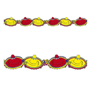 Girlanda Wielokolorowa Sombrero 3m Meksyk
