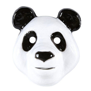 Maska Zwierzęca Czarno Biały Miś Panda Pandy
