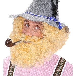 Peruka Bawarska Bawarczyk Oktoberfest Blond Broda