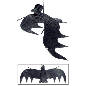 Nietoperz Wisząca Dekoracja Czarny 29cm Halloween