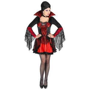 Strój Wampirzyca Sukienka Gorsetowa Halloween - M