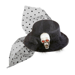 Mini Kapelusz Z Czaszką Czaszka Halloween