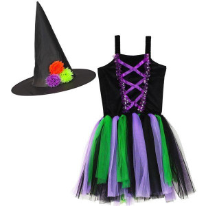 Strój Dziecięcy Czarownica Halloween