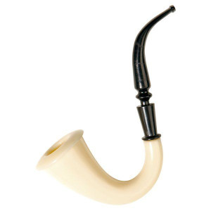 Fajka Detektywa Marynarza Czarno-żółta 17 Cm