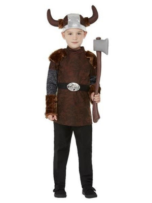 Strój Mały Wiking Małego Wikinga Brązowy - 128