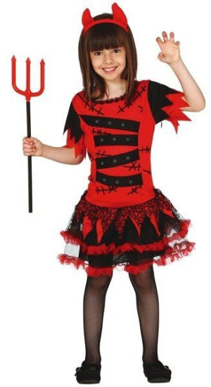Strój Mała Diablica Diabełek Diabeł - 116