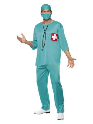 Strój Lekarz Chirurg Doktor Operacja Zabieg - L