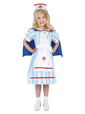 Strój Mała Super Pielęgniarka Vintage Retro - 128