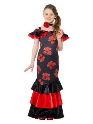 Strój Flamenco Tancerka Hiszpanka - 128