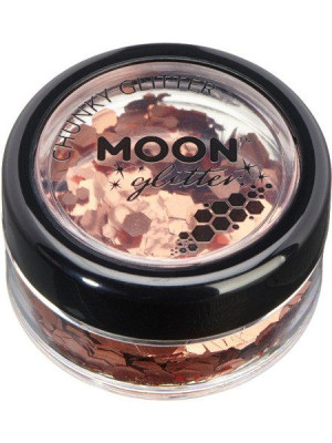Gruby Brokat Bio Miedziany Rudy Make Up