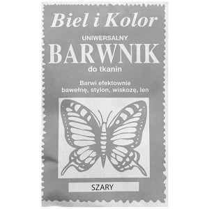 Barwnik Do Tkanin Szary Uniwersalny Farba