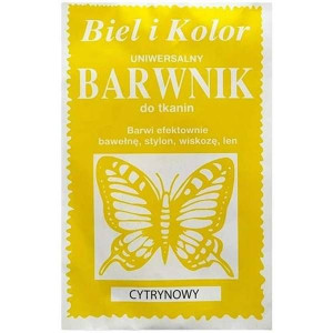 Barwnik Do Tkanin Cytrynowy Uniwersalny Farba