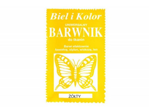 Barwnik Do Tkanin Żółty Uniwersalny Farba