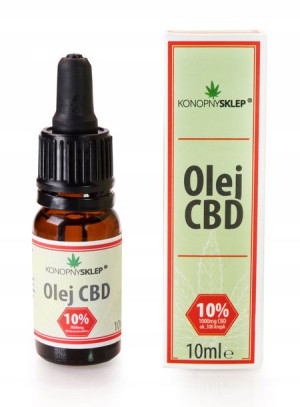 OLEJEK 10% CBD 10ML 1000mg + oliwa z oliwek